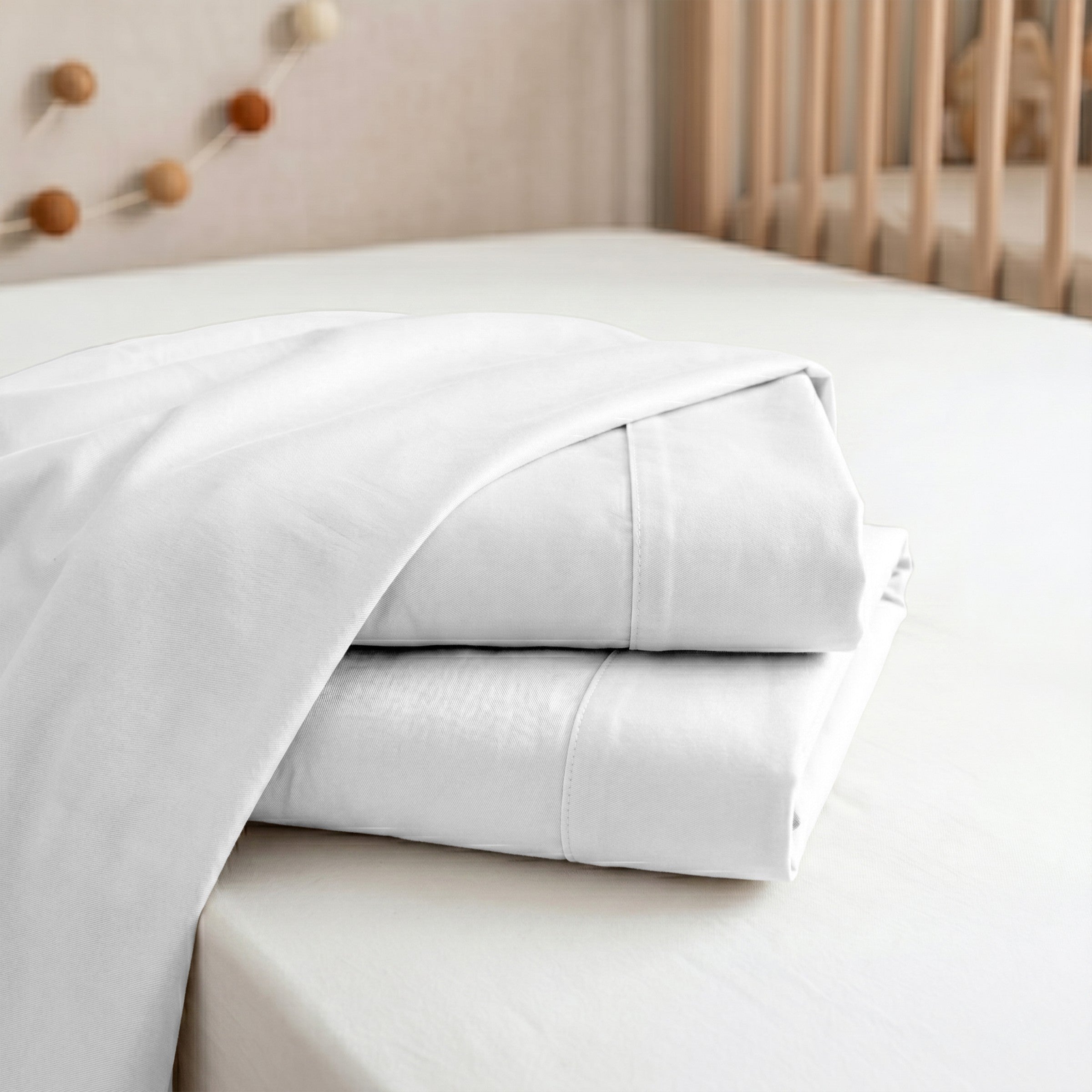 Hotel section 600 TC plain Flat Sheet Set 3 240*270 W 2 P/Case 50*70