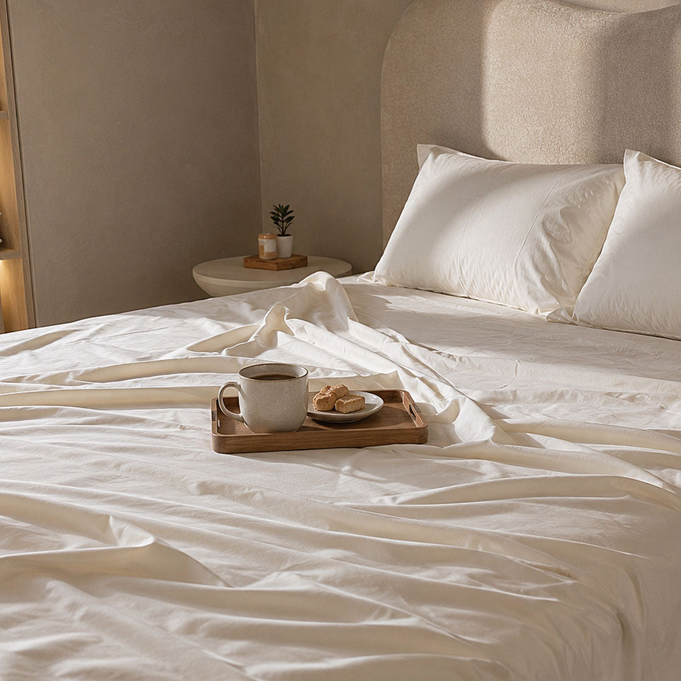 Prime Collection 300 TC Flat Sheet Set 3 180*270 W 2P/Case 50*70