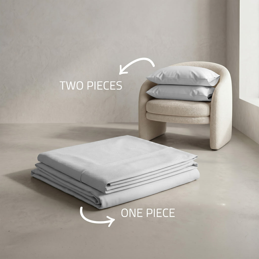 Prime Collection 300 TC Flat Sheet Set 3 240*270 W 2 P/Case 50*70