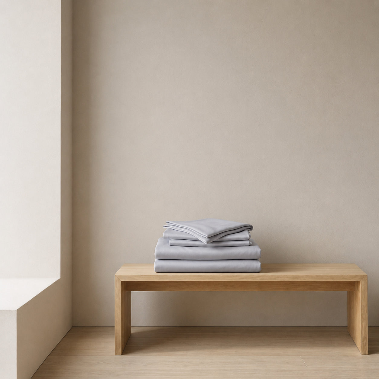 Prime Collection 300 TC Flat Sheet Set 3 180*270 W 2P/Case 50*70