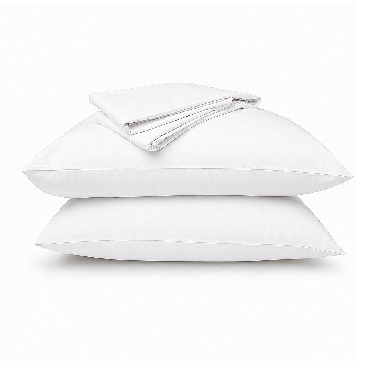 Prime Collection 300 TC Flat Sheet Set 3 180*270 W 2P/Case 50*70