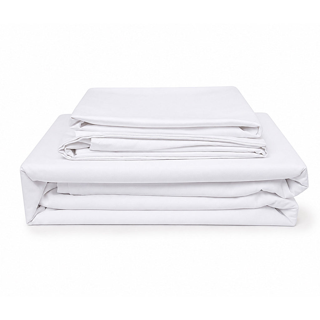 Prime Collection 300 TC Flat Sheet Set 3 180*270 W 2P/Case 50*70
