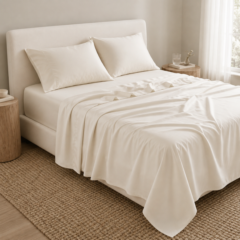 Prime Collection 300 TC Flat Sheet Set 3 240*270 W 2 P/Case 50*70