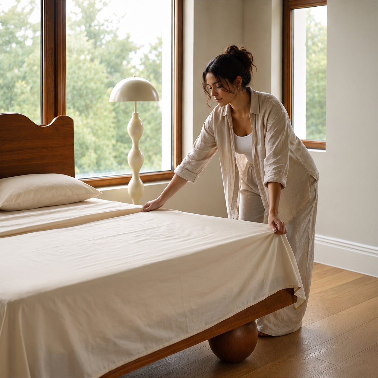 Prime Collection 300 TC Flat Sheet Set 3 240*270 W 2 P/Case 50*70