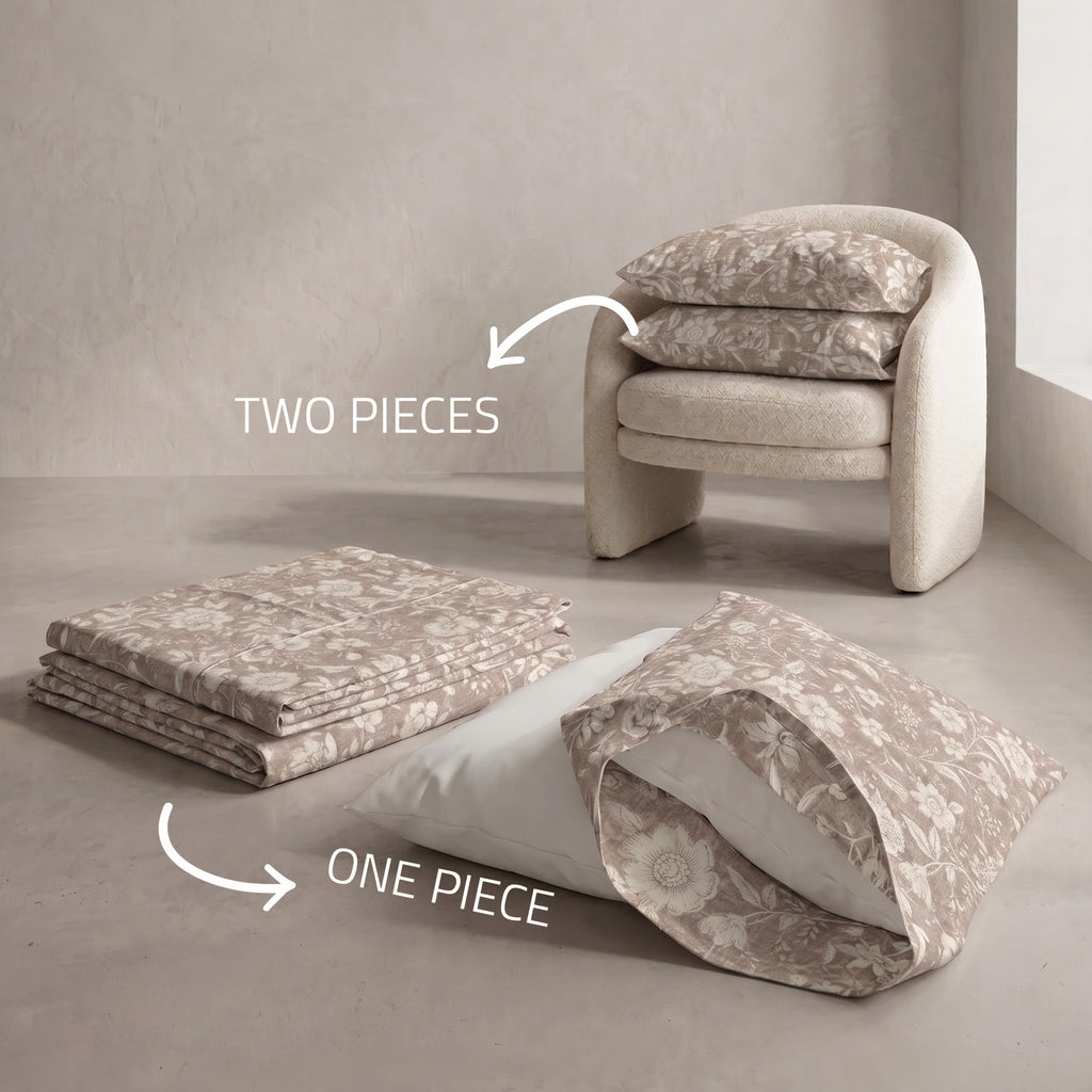 Single Flat Sheet Set 3 PCS. 180x240CM.+2 Pillow Cases -1003
