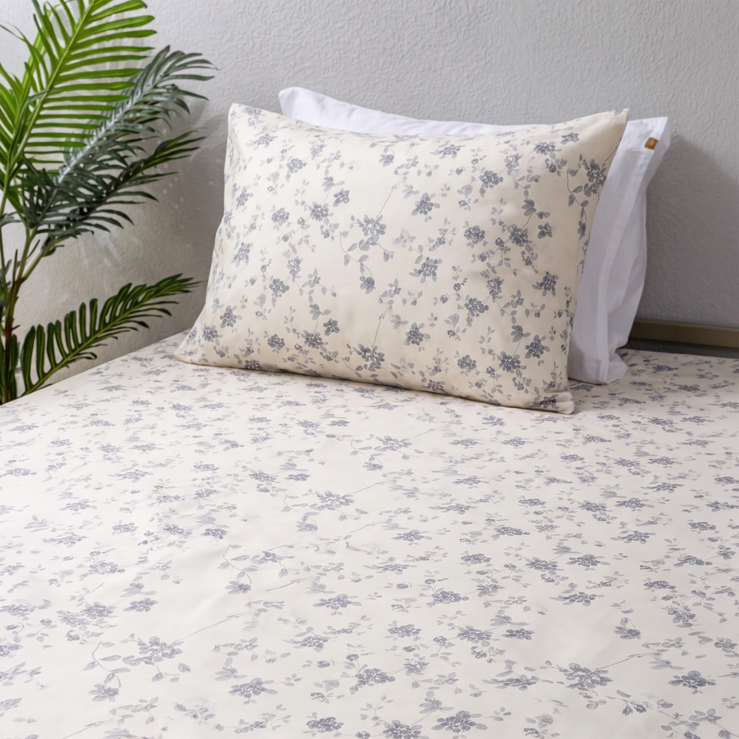 Single Flat Sheet Set 3 PCS. 180x240CM.+2 Pillow Cases -1014