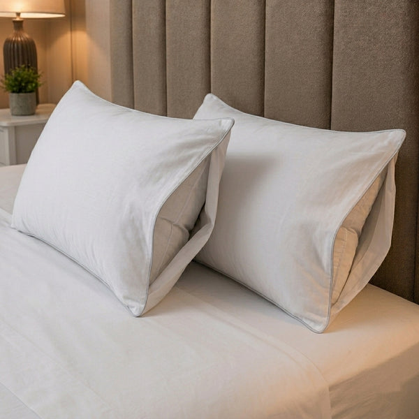 Piping section plain Flat Sheet Set 3 260*270 W 2 P/Case 50*70 white-S-PIP