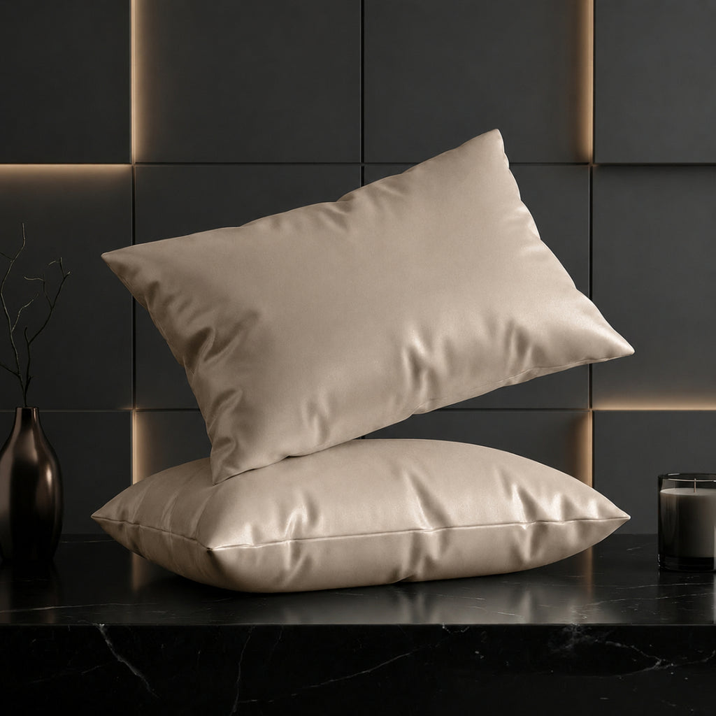 Hotel section 600 TC plain Pillow Case Set 2 50*70