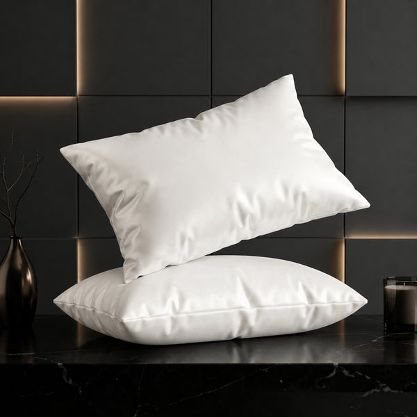 Hotel section 600 TC plain Pillow Case Set 2 50*70