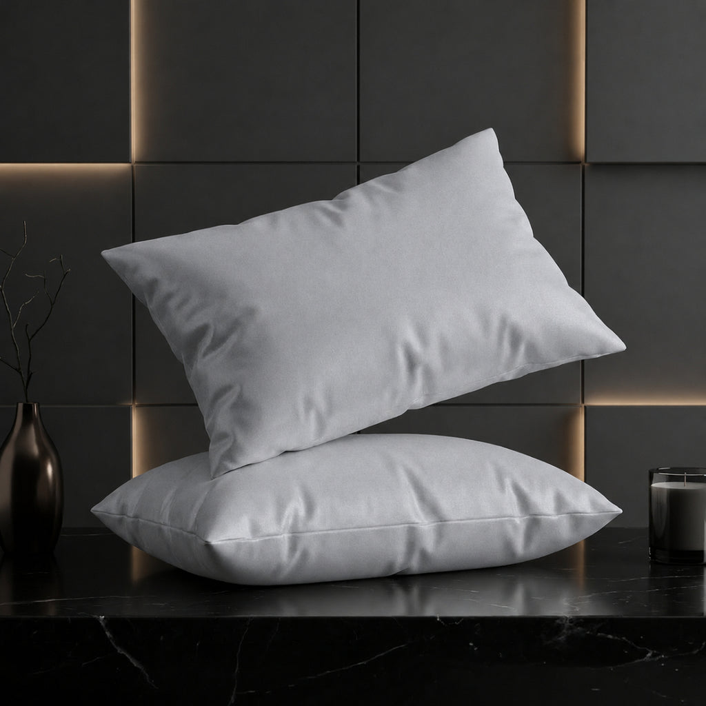 Hotel section 600 TC plain Pillow Case Set 2 50*70