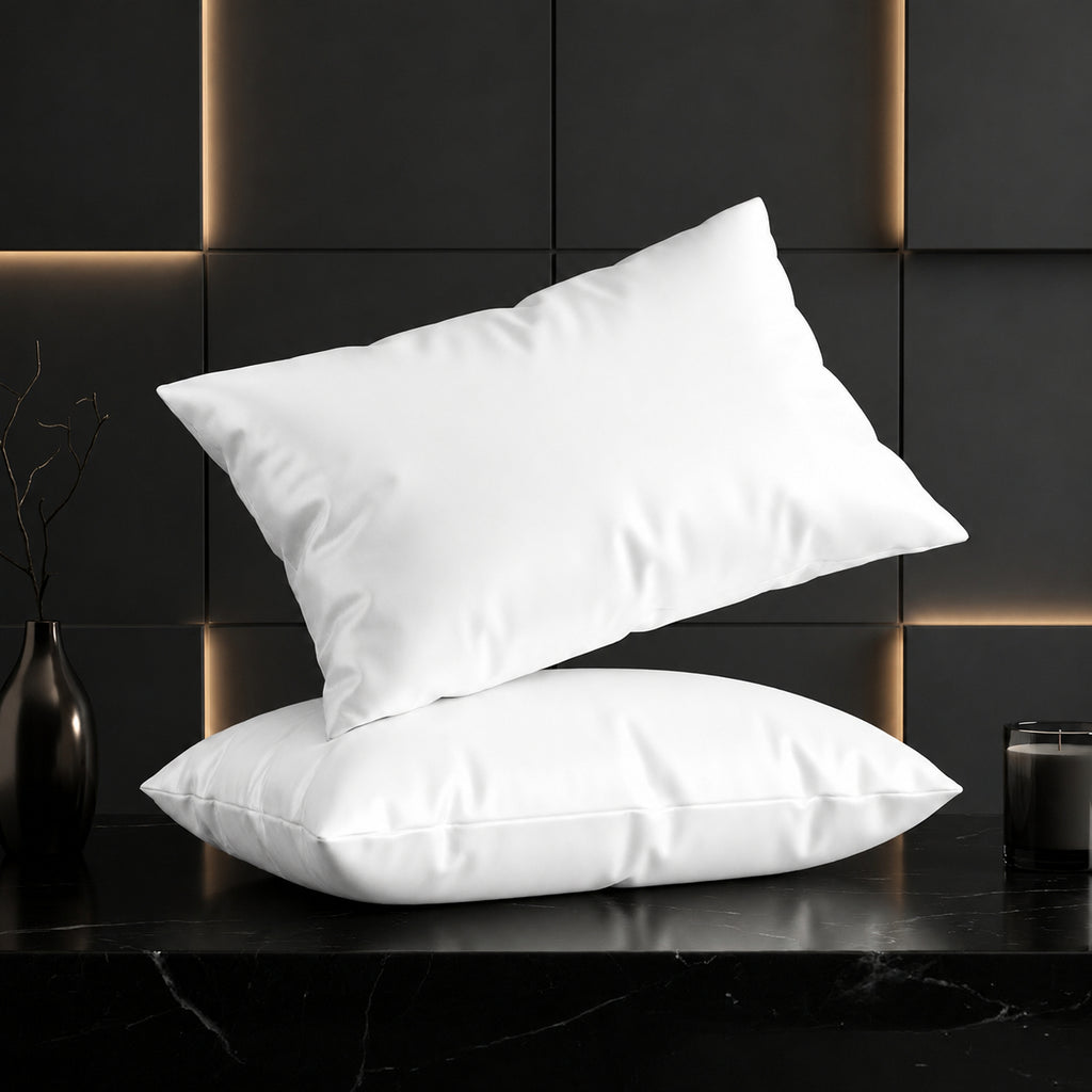 Hotel section 600 TC plain Pillow Case Set 2 50*70