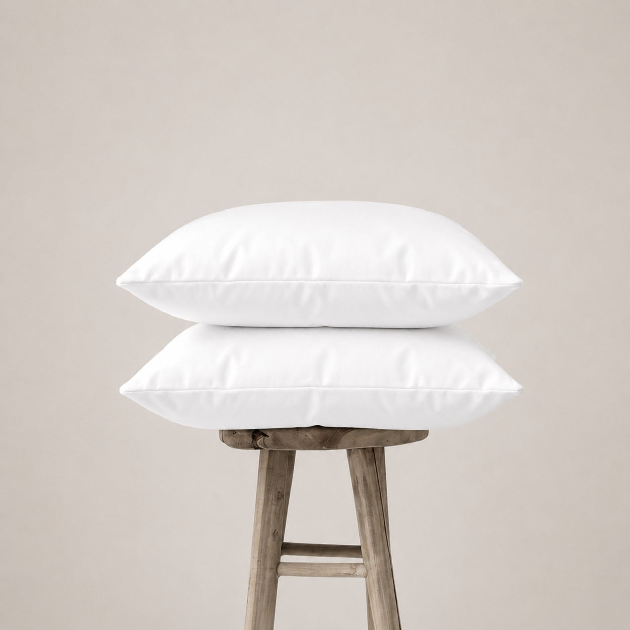 Hotel section 600 TC plain Pillow Case Set 2 50*70