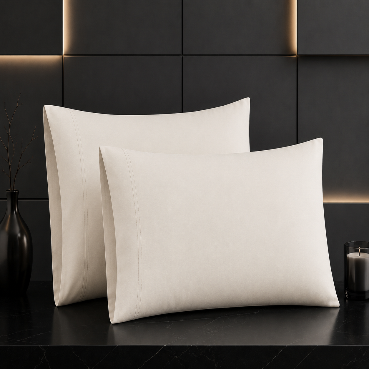 Prime Collection 300 TC Pillow Case Set 2 50*70
