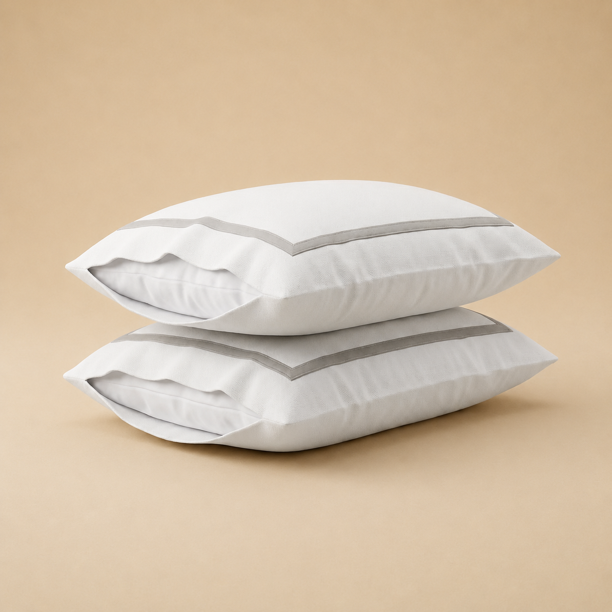 Decorative section plain Pillow Case Set 2 50*70  white-S-STH