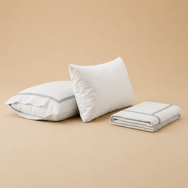 Decorative section plain Pillow Case Set 2 50*70  white-S-STH