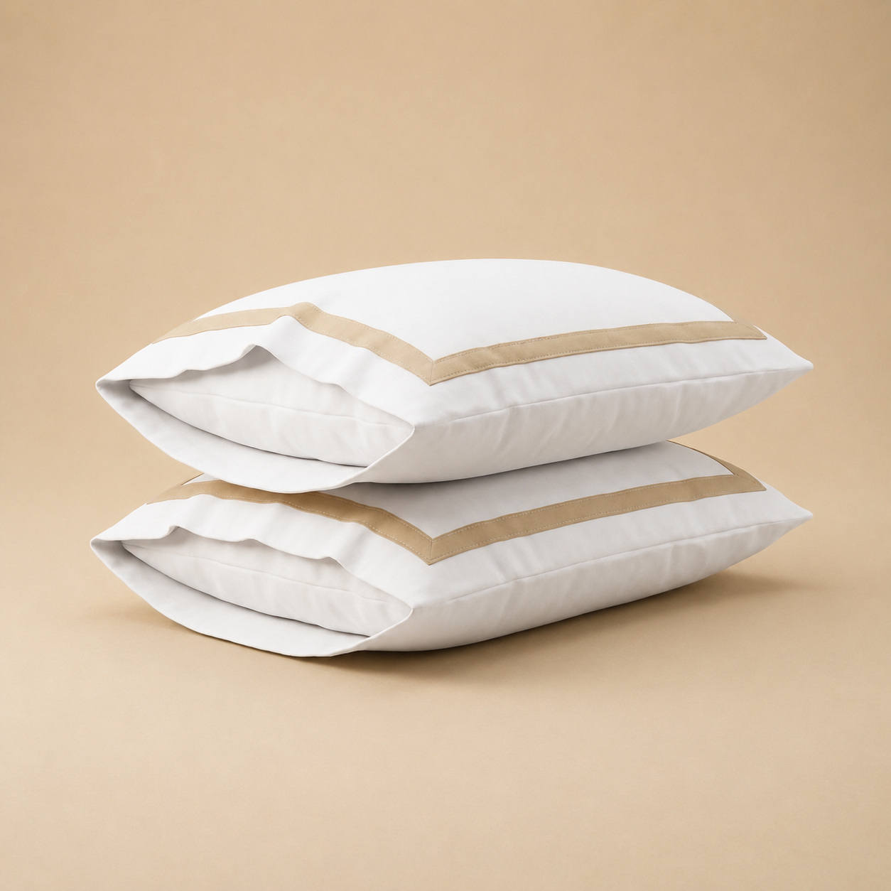 Decorative section plain Pillow Case Set 2 50*70  white-G-STH