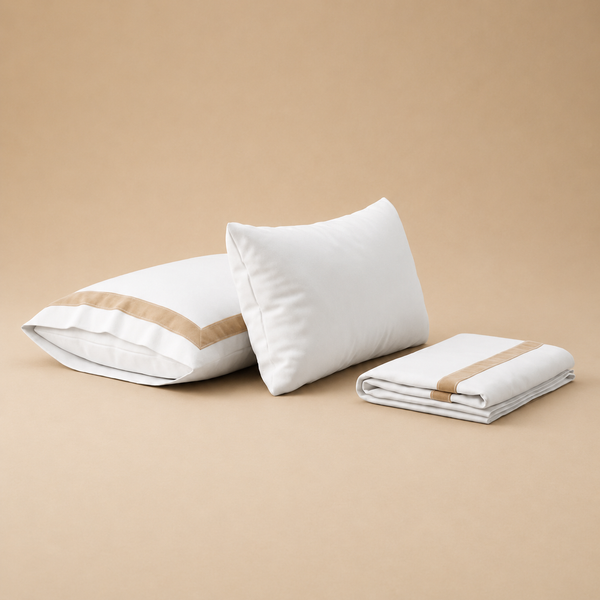 Decorative section plain Pillow Case Set 2 50*70  white-G-STH