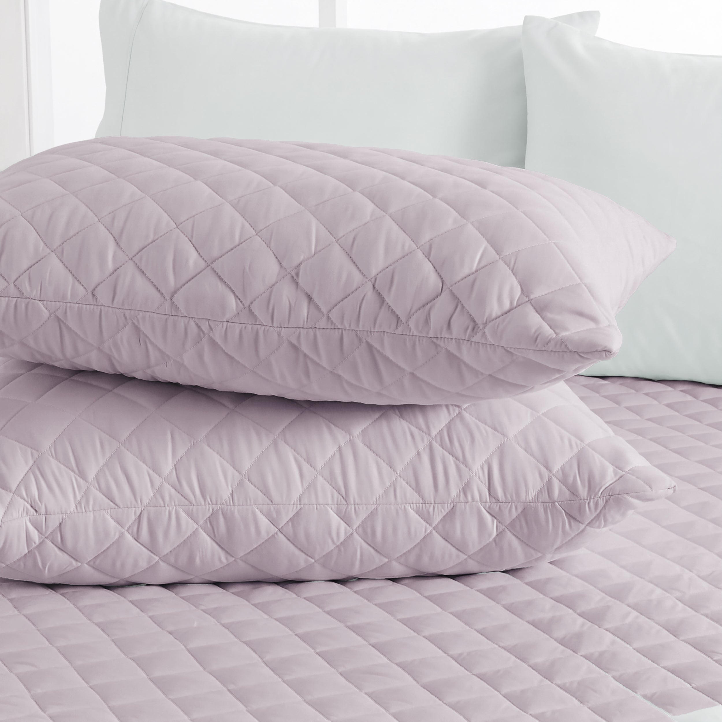 Tencel Single Quilted Set 3 PCS. 180x240CM.+2 Pillow Cases