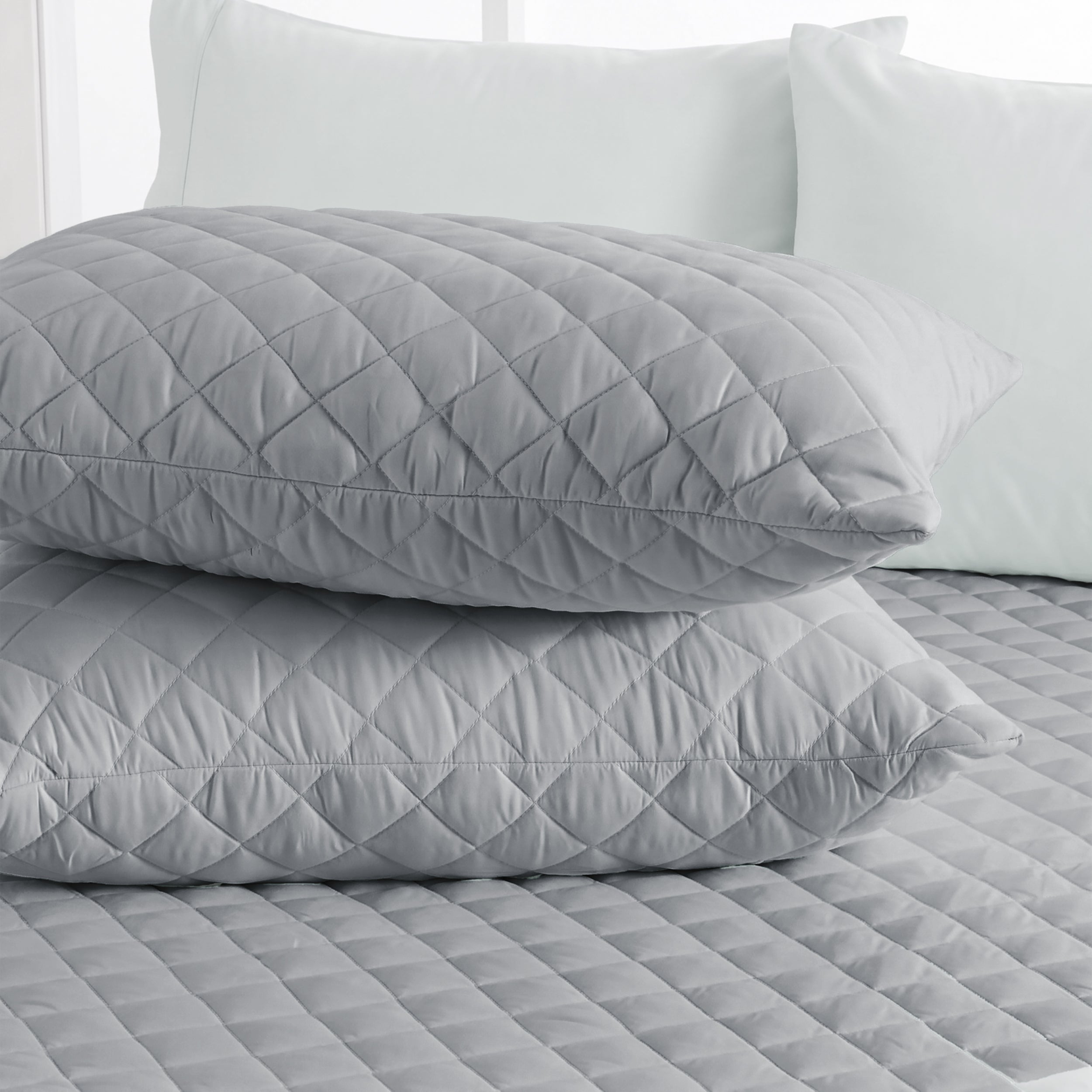 Tencel Single Quilted Set 3 PCS. 180x240CM.+2 Pillow Cases