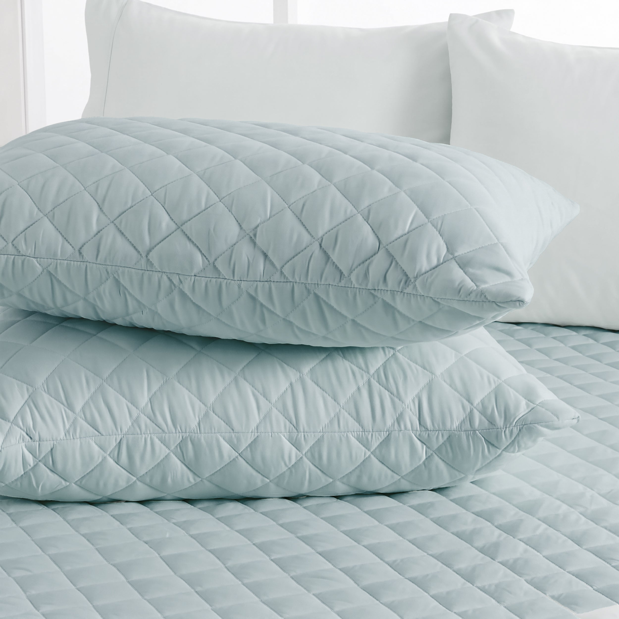 Tencel Single Quilted Set 3 PCS. 180x240CM.+2 Pillow Cases