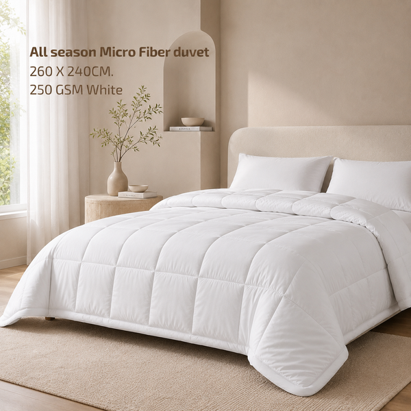 All season Micro Fiber duvet 260 X 240 250 GSM