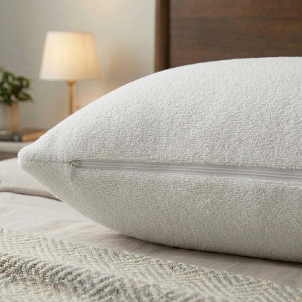 Flannel Cotton water proof stain resistant pillow protector 50 X 70