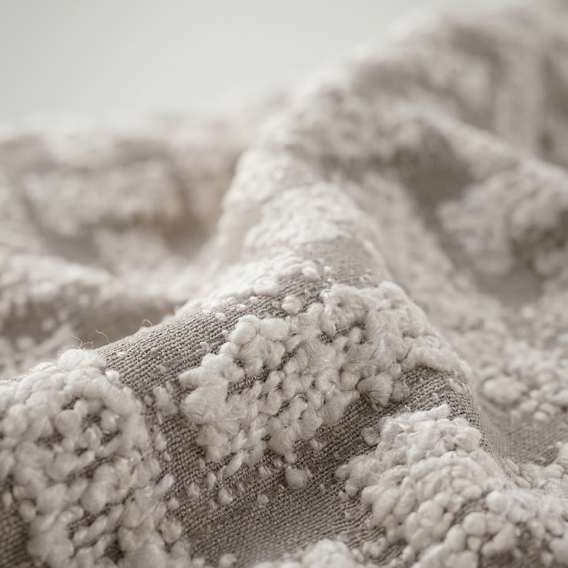 FLUFFY B  Upholstery Linen Fabric