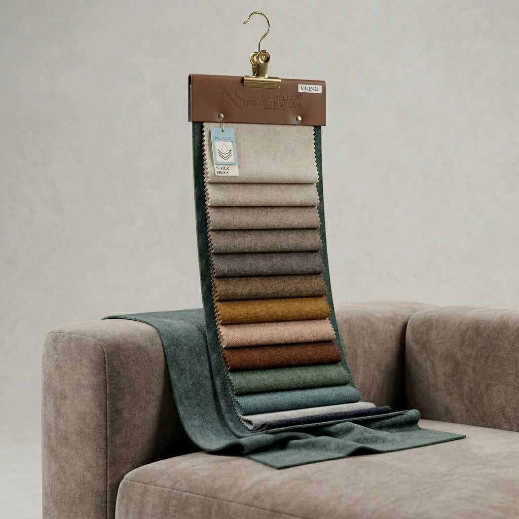 Dove Upholstery Jacquard Chenille Fabric