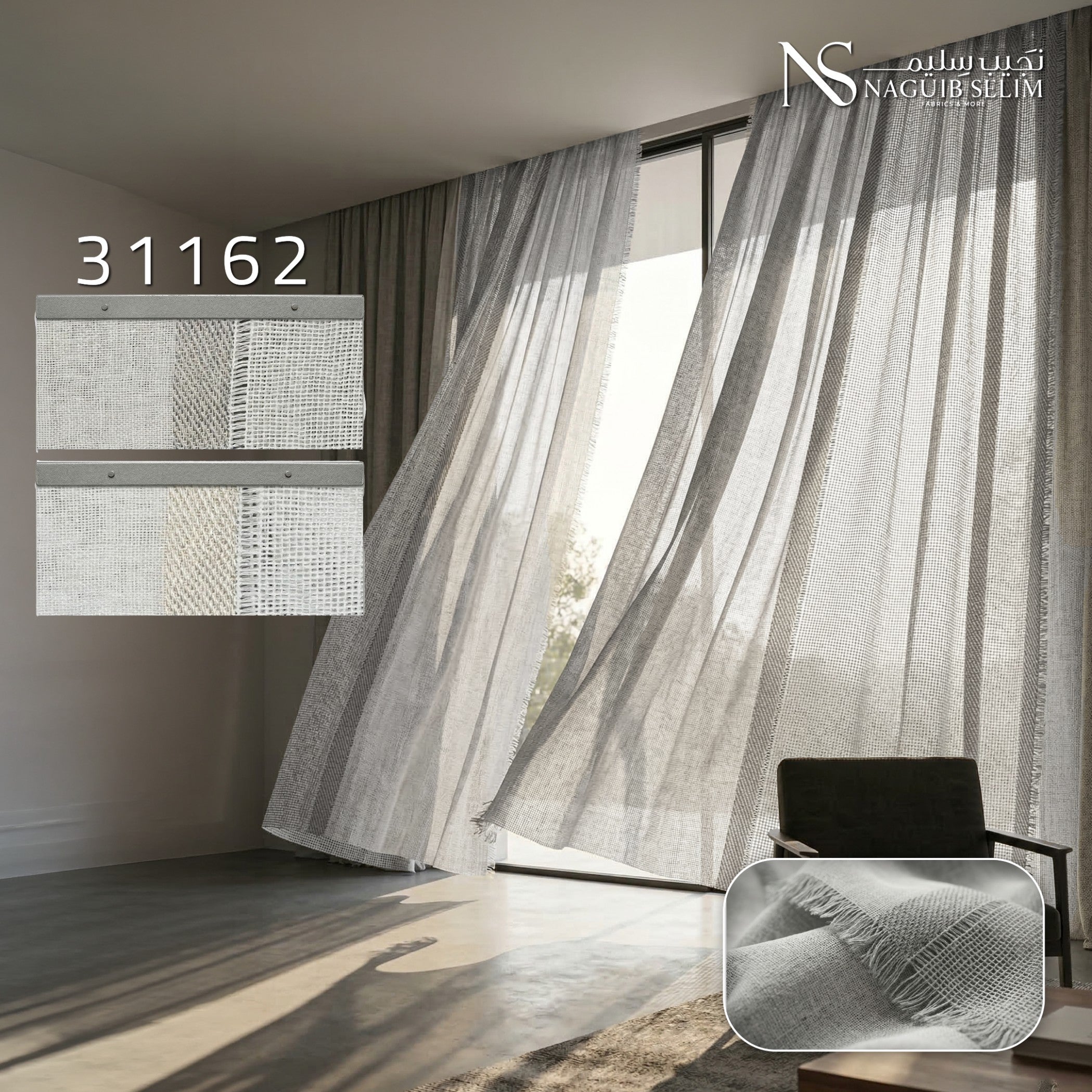 31162 Linen Light Curtain