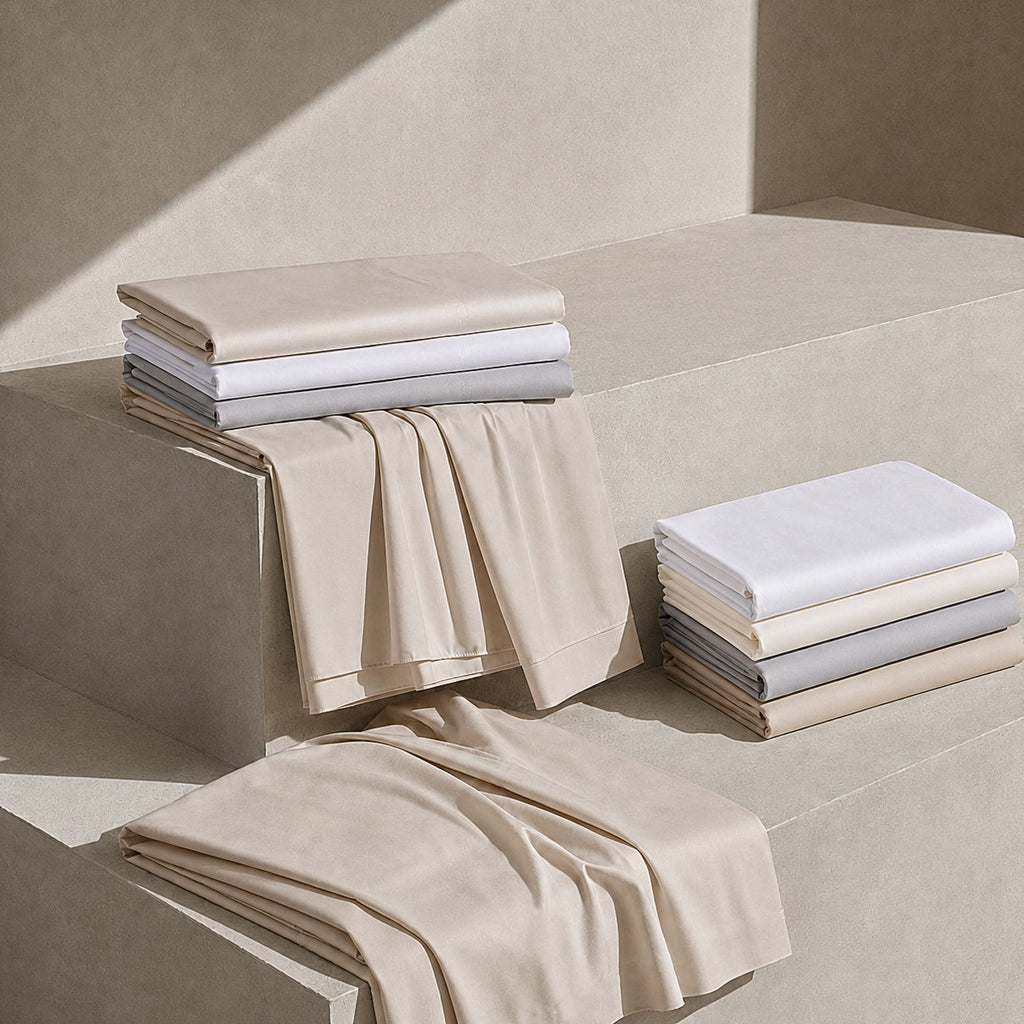 Prime Collection 300 TC Flat Sheet Set 3 240*270 W 2 P/Case 50*70