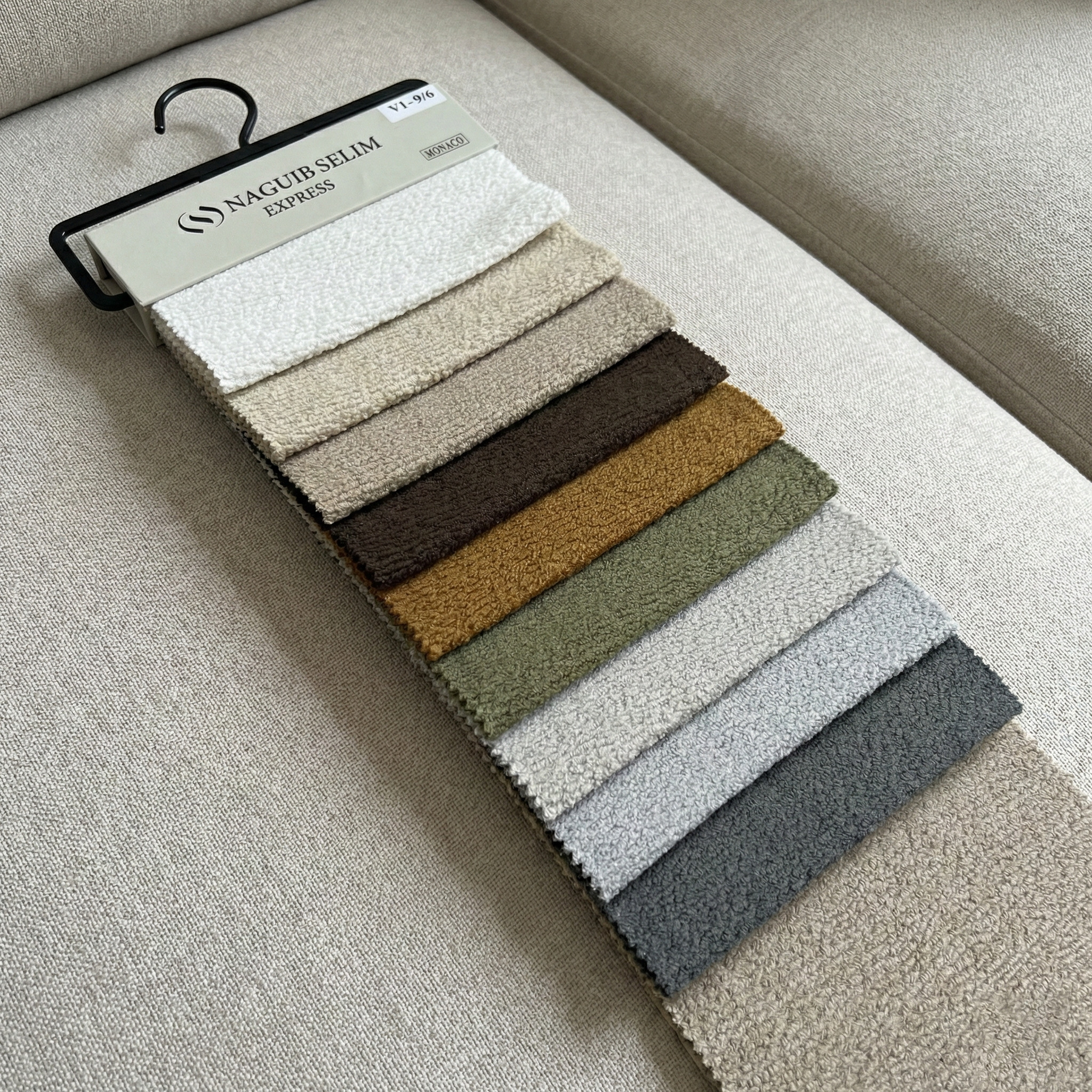 Monaco Upholstery  Fur Fabric