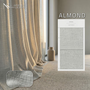 قماش ستائر كتان ALMOND 