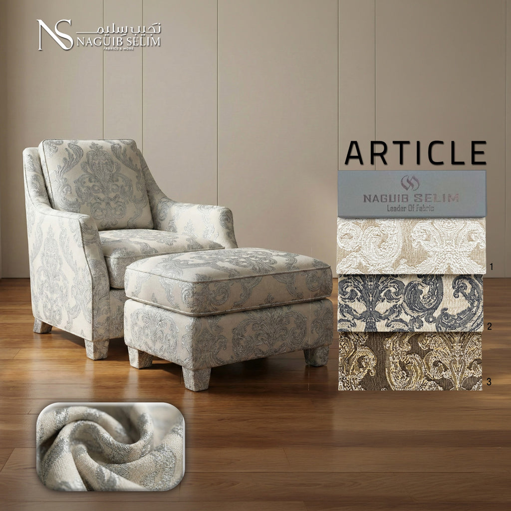 J-9236 Upholstery Silk Fabric
