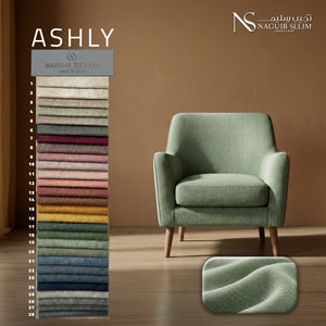 قماش كتان للتنجيد ASHLY 