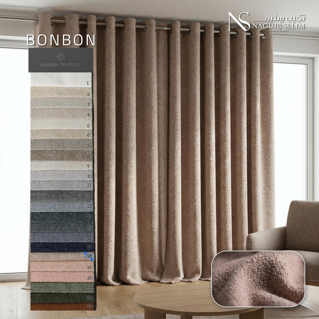 قماش ستائر كتان  BONBON