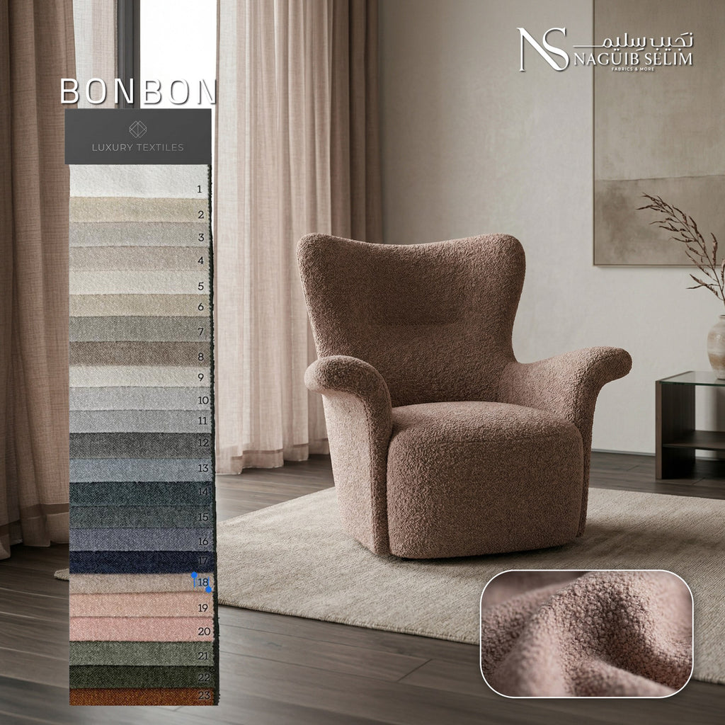 Bonbon Upholstery & Curtain Linen Fabric