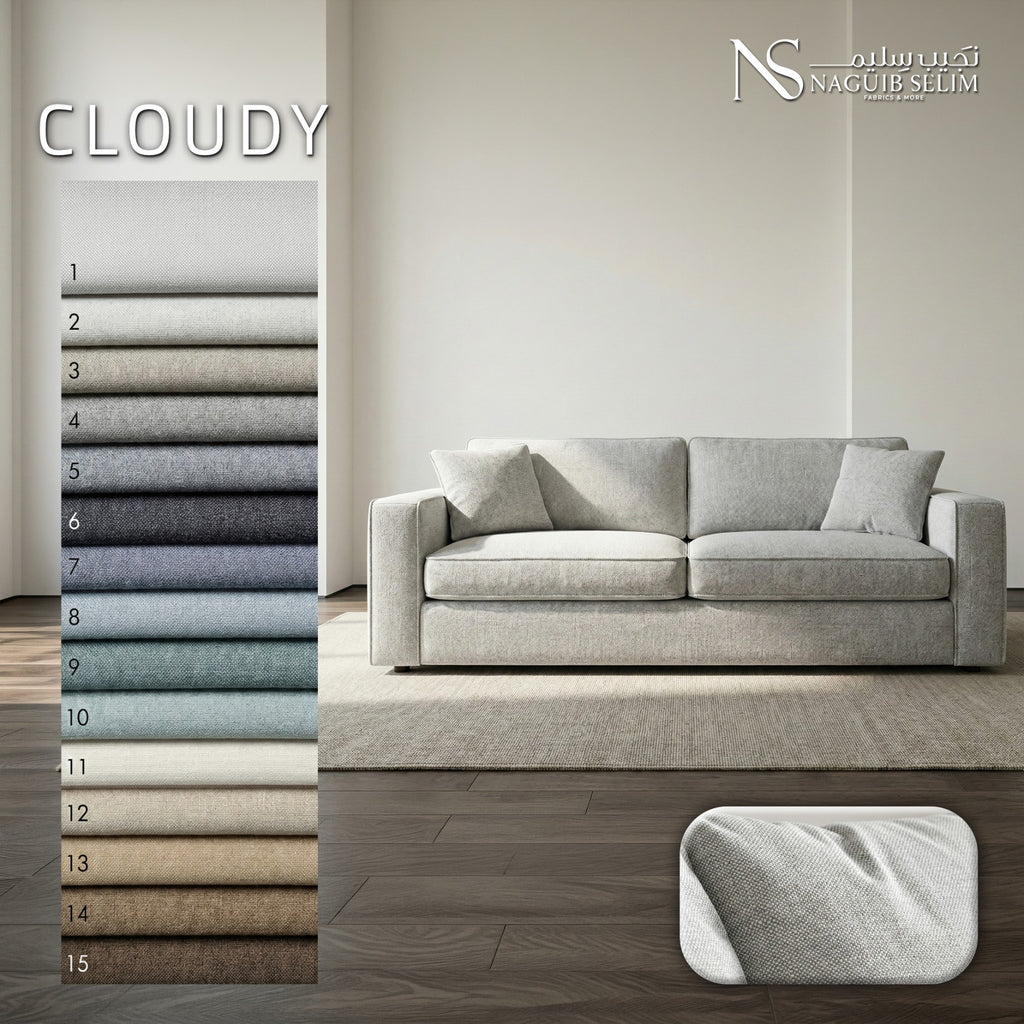 CLOUDY Upholstery Linen Fabric