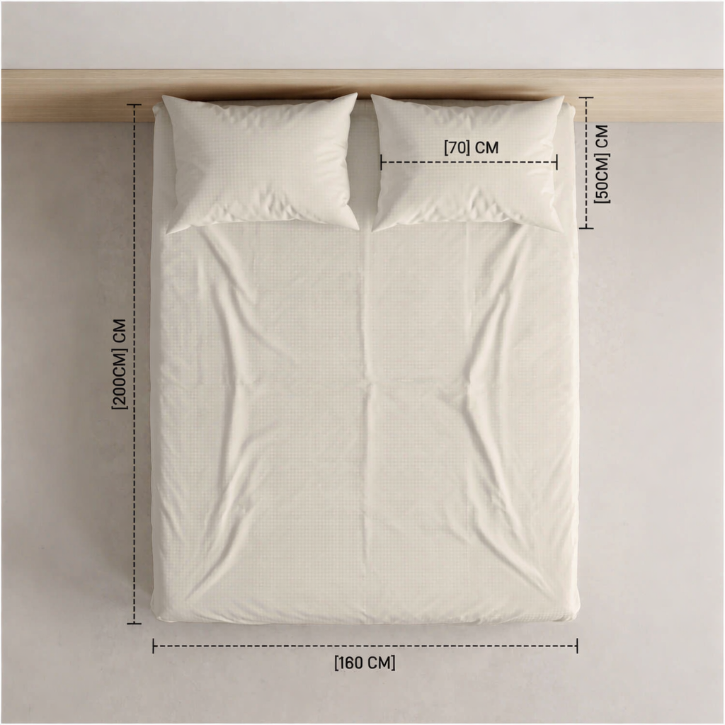 Embossed Fitted Sheet Set 3 160*200+35 W 2 P/Case 50*70