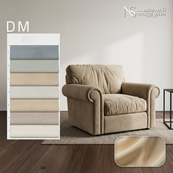 DM Upholstery Bouclé Linen Fabric
