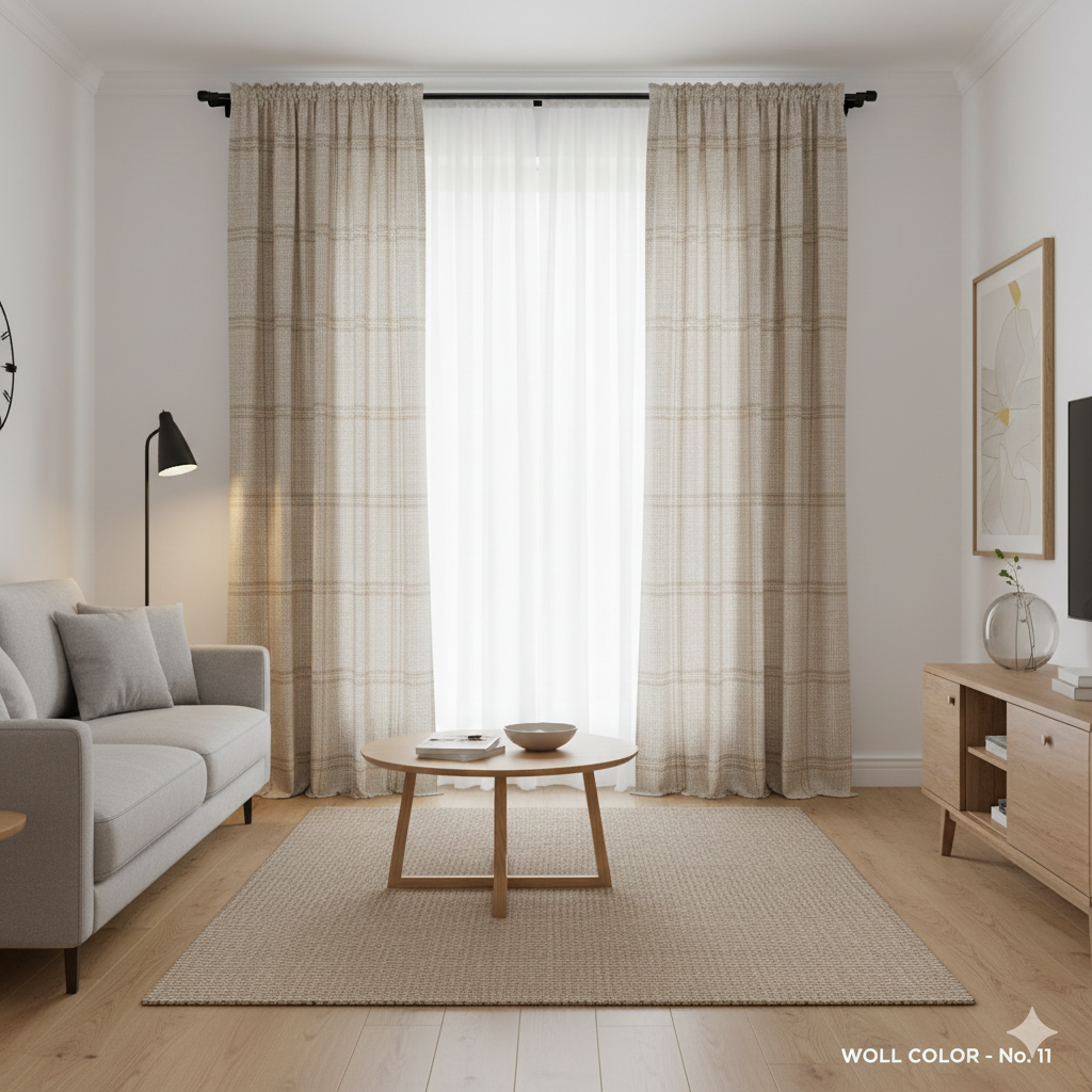 Mango Linen-Textured Curtains