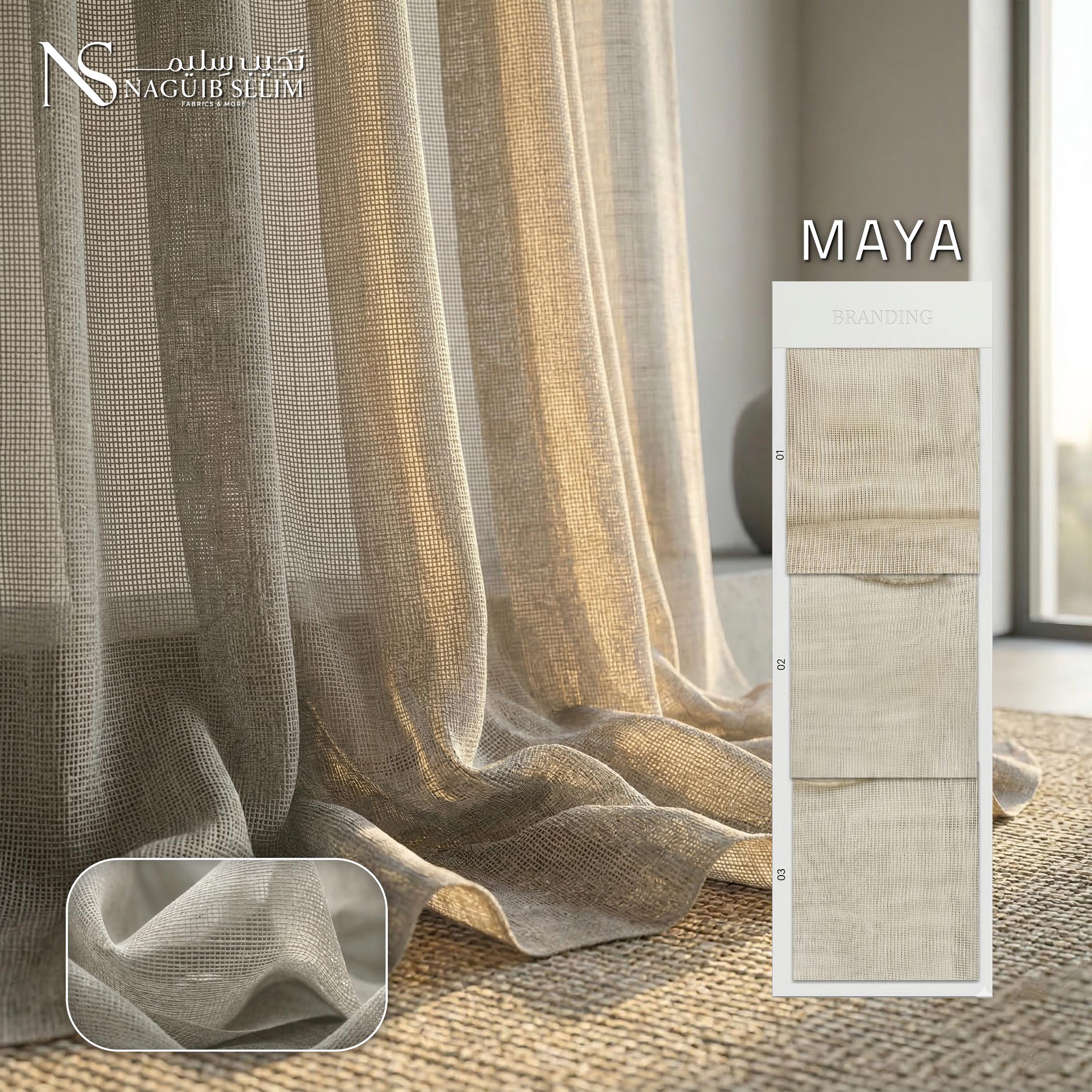 قماش ستائر MAYA-ADK  