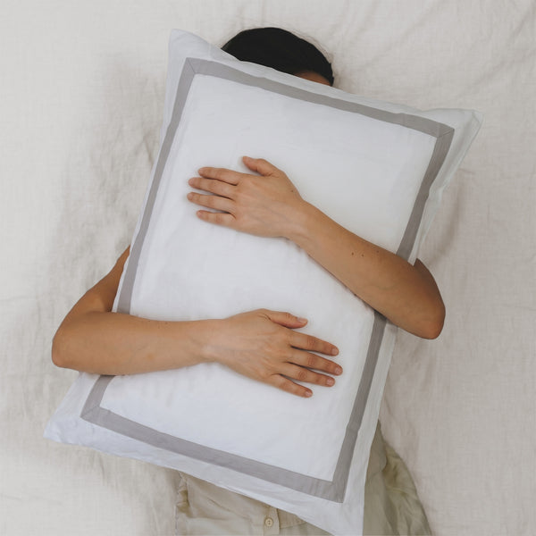Decorative section plain Pillow Case Set 2 50*70  white-S-STH