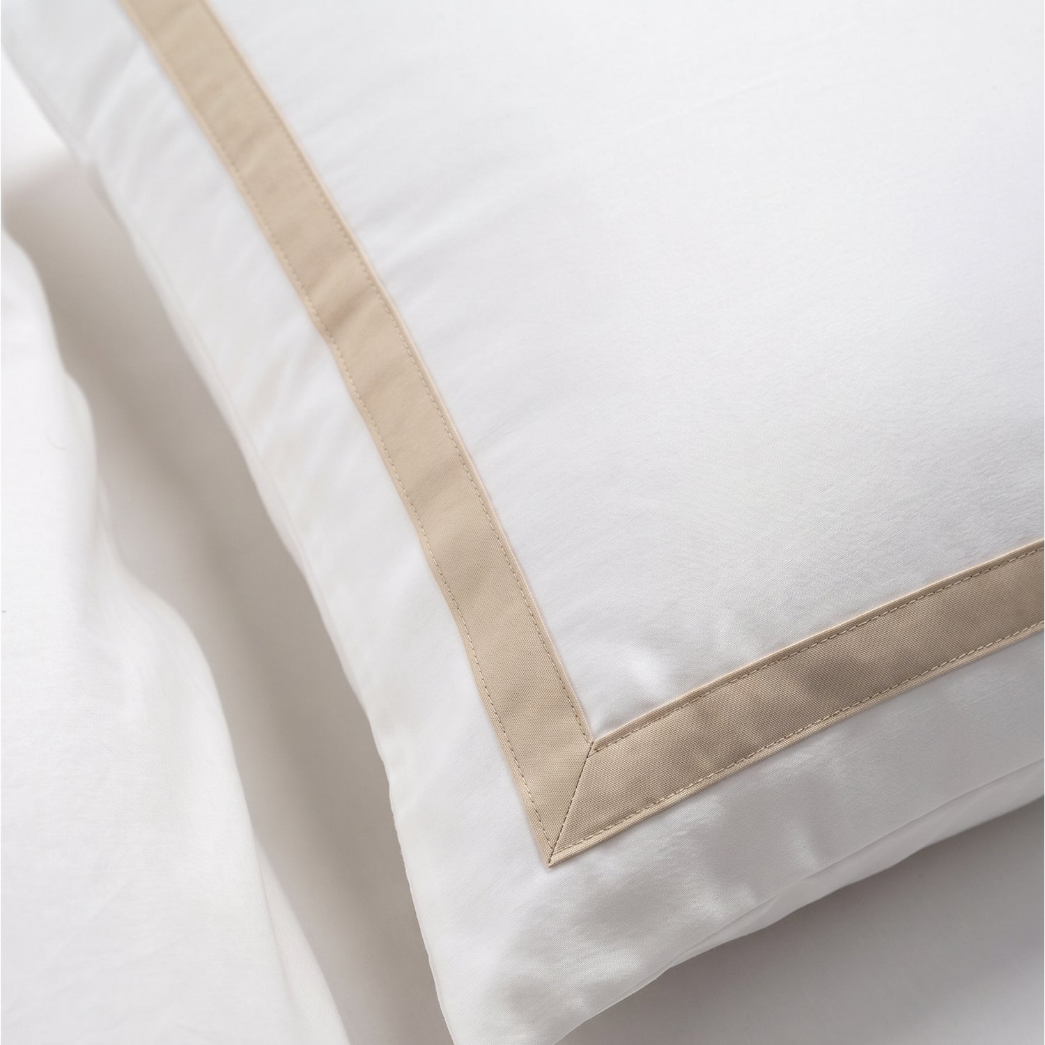 Decorative section plain Pillow Case Set 2 50*70  white-G-STH