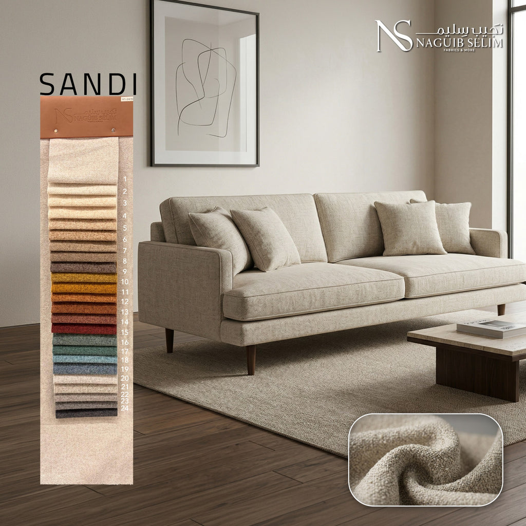 Sandi Upholstery Linen Fabric
