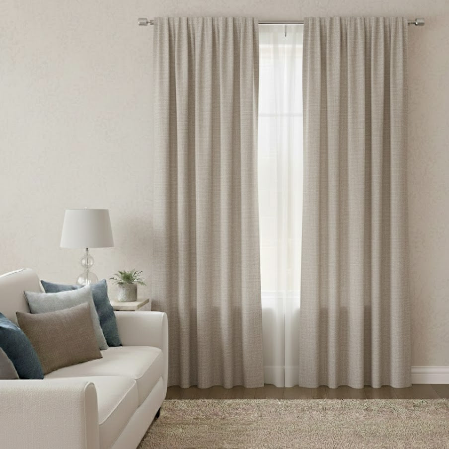 Skye Textured Linen Curtains