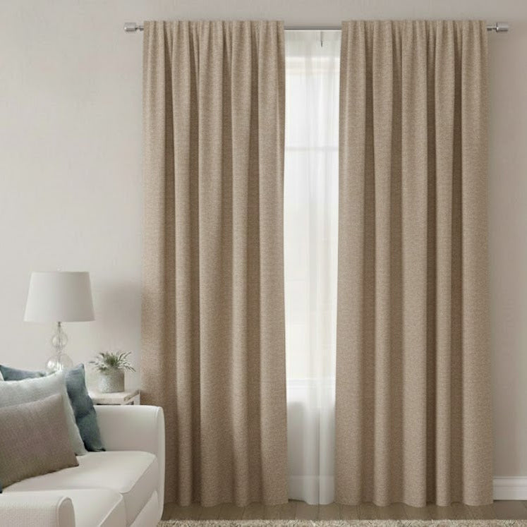 Skye Textured Linen Curtains