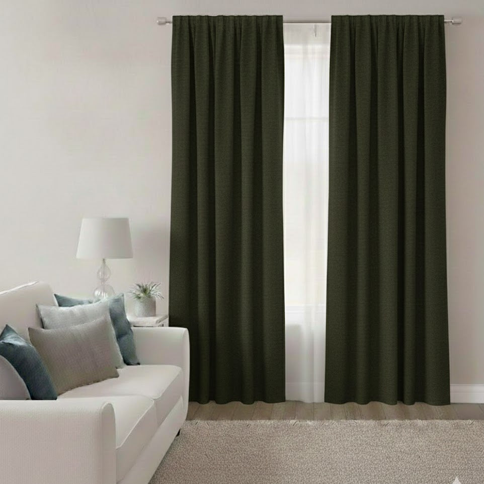 Skye Textured Linen Curtains