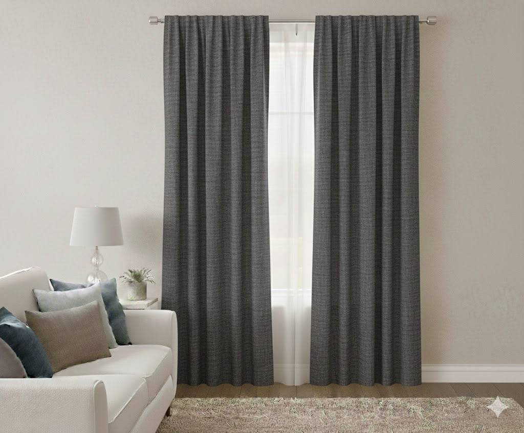 Skye Textured Linen Curtains