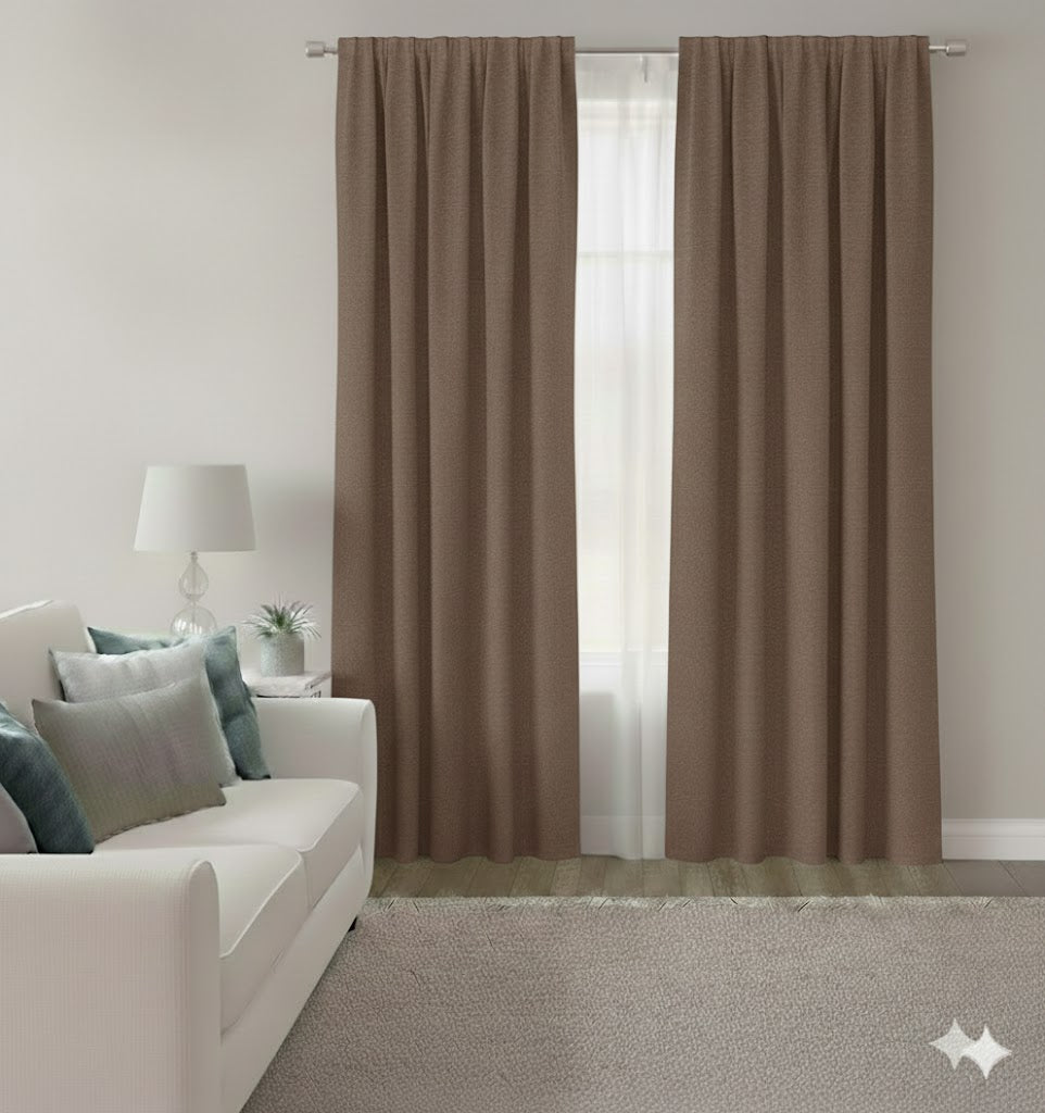 Skye Textured Linen Curtains