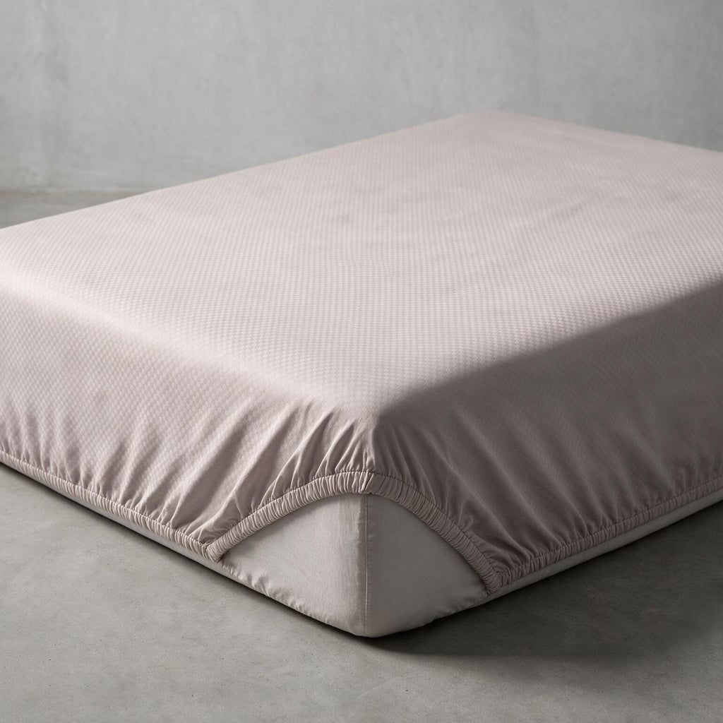 Embossed Fitted Sheet Set 2 120*200+35 W 1 P/Case 50*70